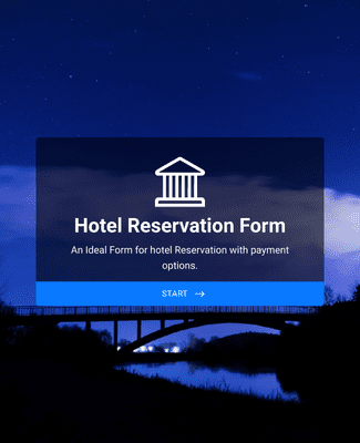 Form Templates: 호텔 예약 폼