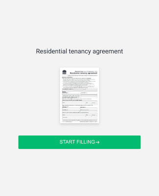 Form Templates: Residential tenancy agreement