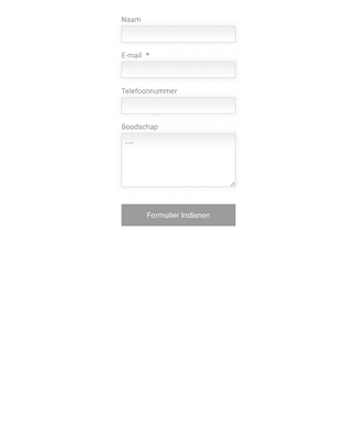 Responsief Contactformulier voor de Wordpress Sidebar