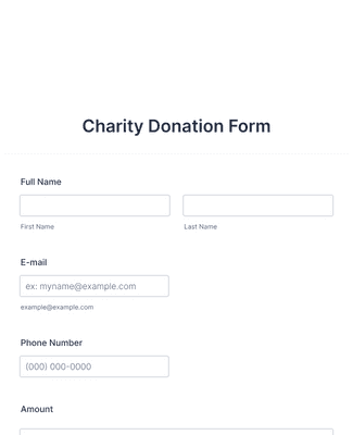 Template responsive-charity-donation-form