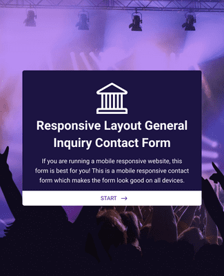 General Inquiry Contact Form