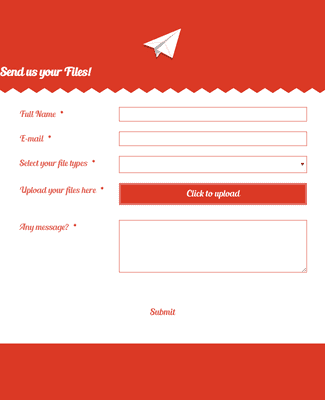 Contract Upload Form Template | Jotform