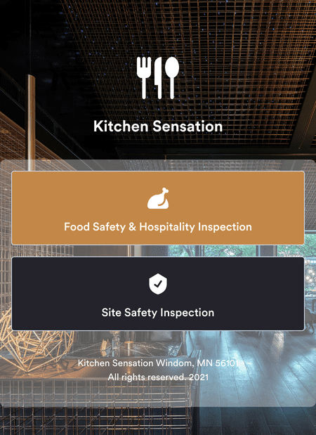 Restaurant Checklist App