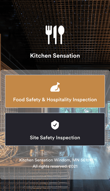 Restaurant Checklist App
