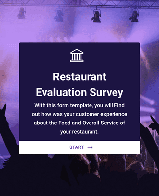 Form Templates: Restaurant Evaluation Form