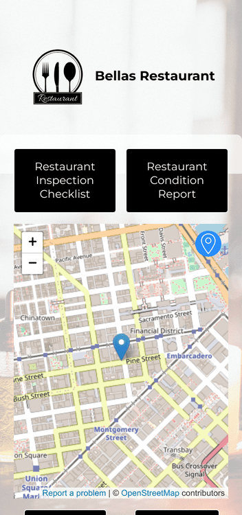 Restaurant Health Inspection App