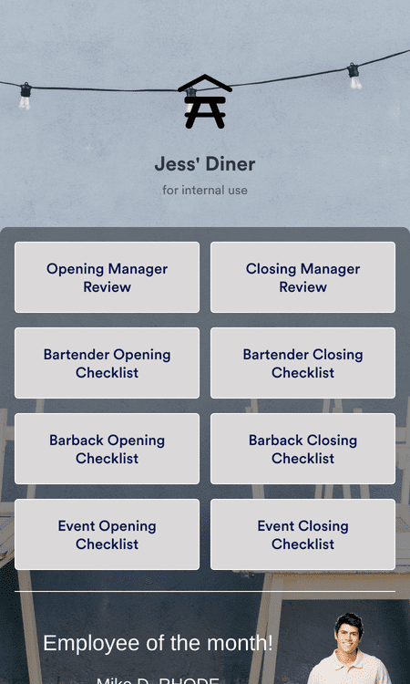 Restaurant Management App