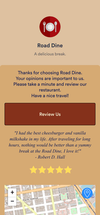 Restaurant Review App