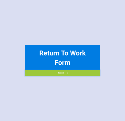 Form Templates: Return To Work Form 