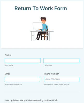 Return to Work Letter Form Template | JotForm