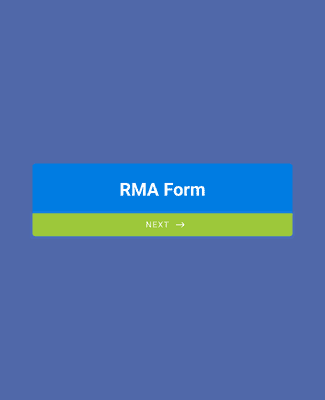 RMA Form