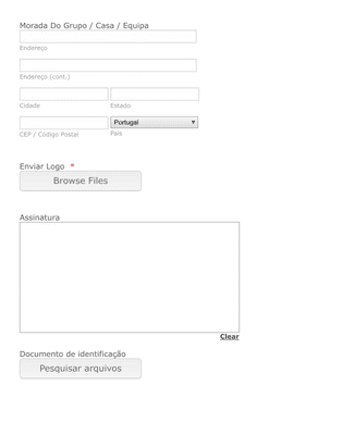 Form Templates: RollRace Equipas