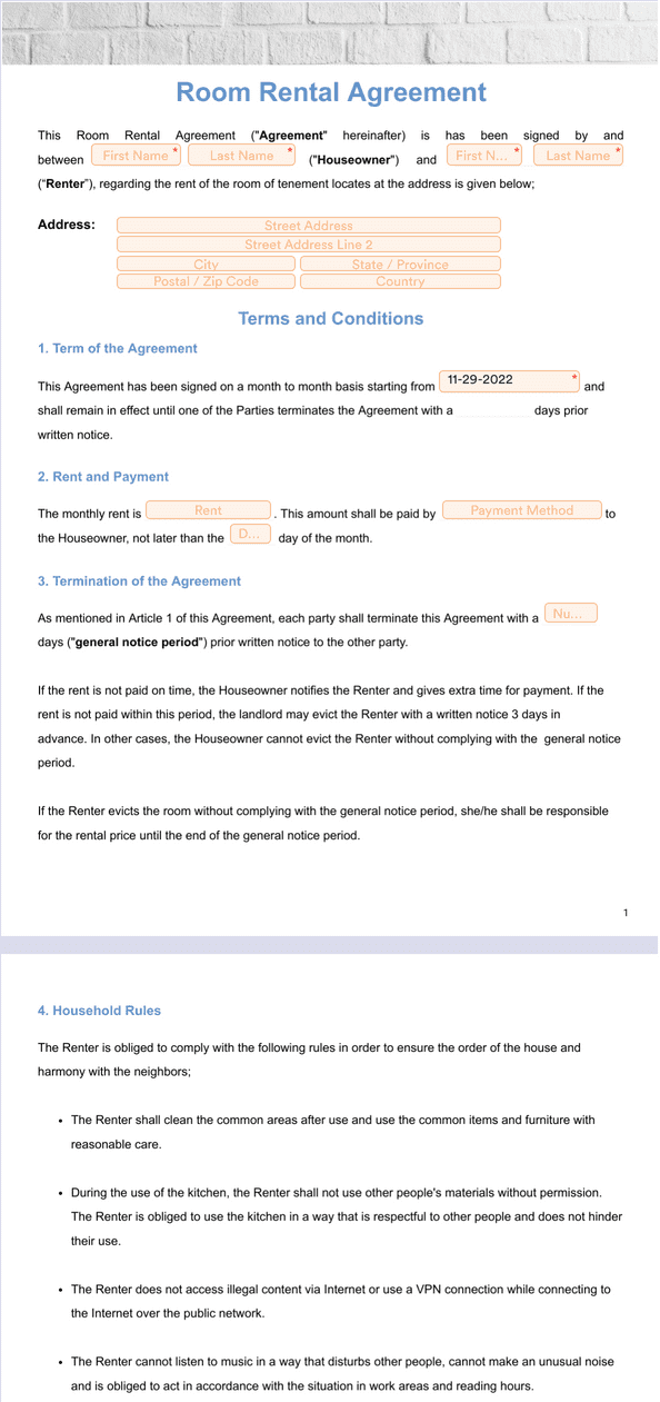 Boat Rental Agreement Sign Templates Jotform