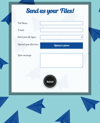 Form Templates: Customized and Responsive File Upload Form