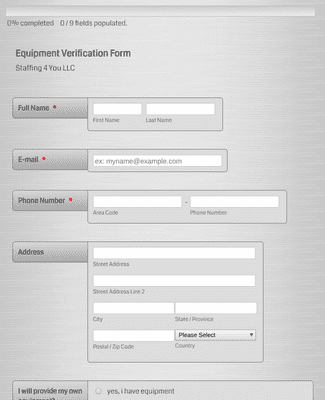 Form Templates: Sales Person Job Application Form 