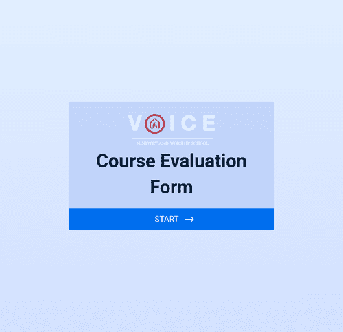 Form Templates: Sample Course Evaluation Form