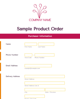 Sample Product Order Form Template Jotform   Sample Product Order 0eebc324e0658a70d7f98be41f47b393 Classic 