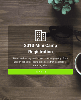 Sample Summer Camp Registration Form