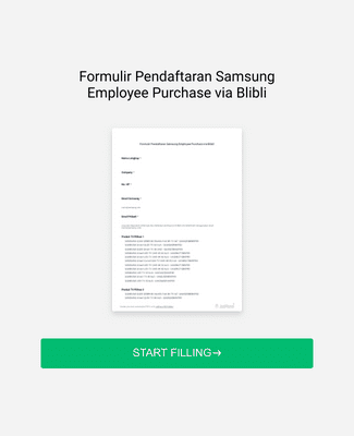 SAMSUNG EMPLOYEE PURCHASE FORM