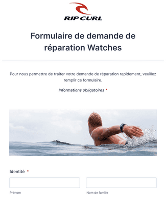 Form Templates: SAV Watches