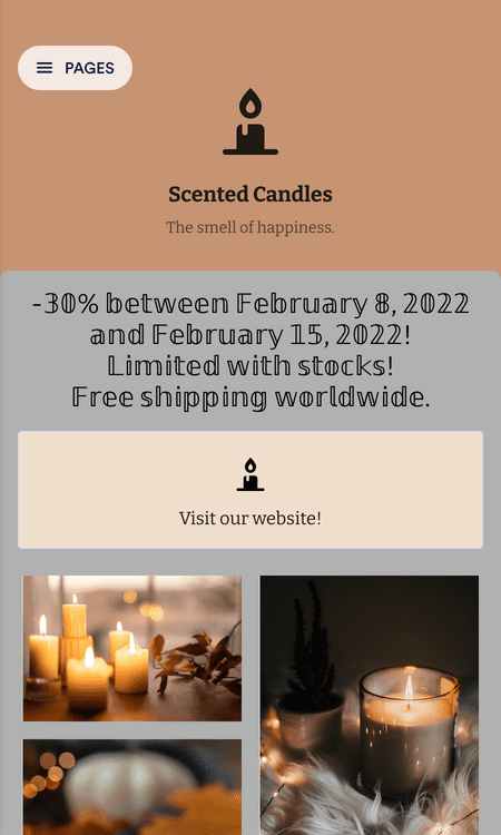 Scented Candle Order App
