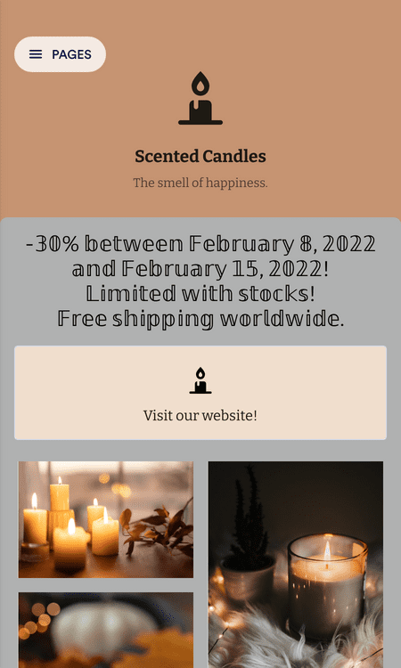 Template-scented-candle-order-app