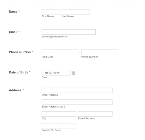 Scholarship Application Form Template | Jotform