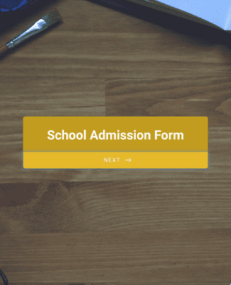 Form Templates: School Admission Form