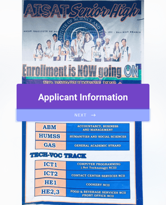 Form Templates: School Enrollment Form
