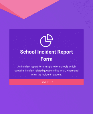 Form Templates: School Incident Report Form