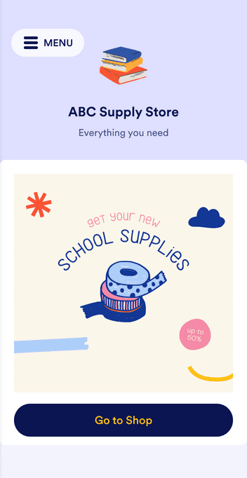 School Supply Store App