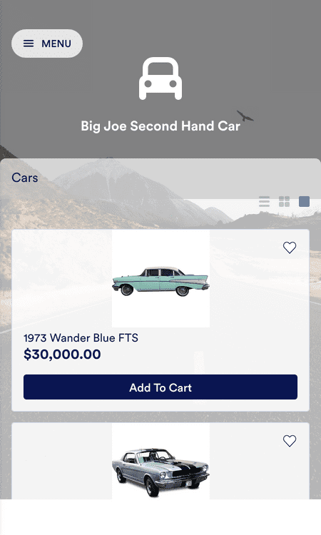 Second Hand Car App