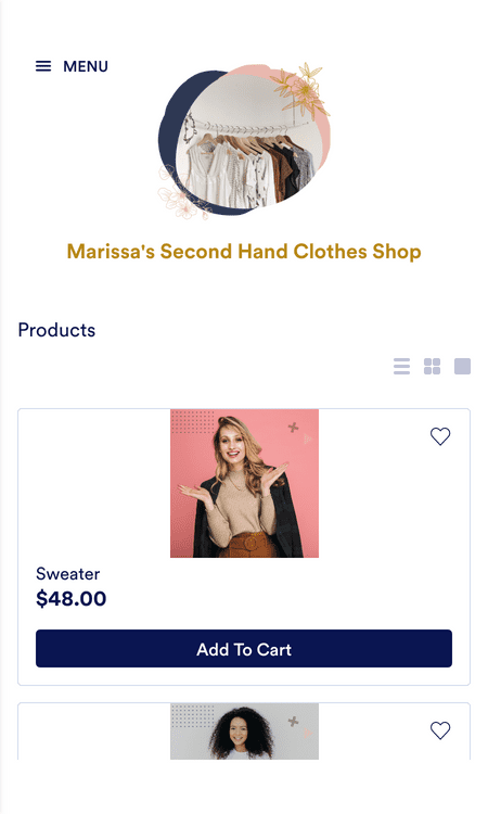 Second Hand Clothing App