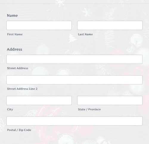 Secret Santa Questionnaire Form Template | Jotform