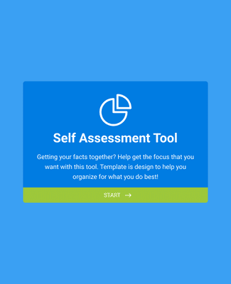 Form Templates: Self Assessment Tool Form
