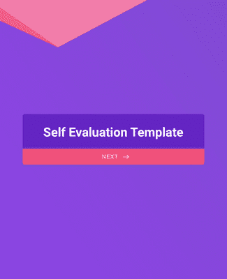 Self Evaluation Template