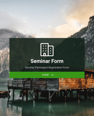 Form Templates: Seminar Registration Form