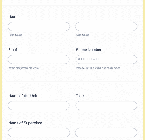 Service Confirmation Form Template Jotform