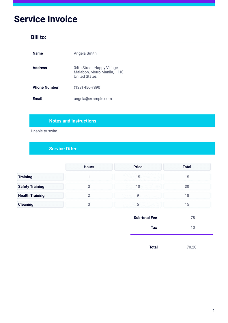 Salesforce Invoice Templates Salesforce Invoice Generator