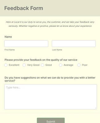 Video Feedback Form Photo Video Feedback Form Template | Jotform