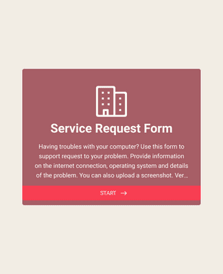 Form Templates: IT Support Request Form
