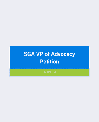 Form Templates: SGA VP of Advocacy Petition Template