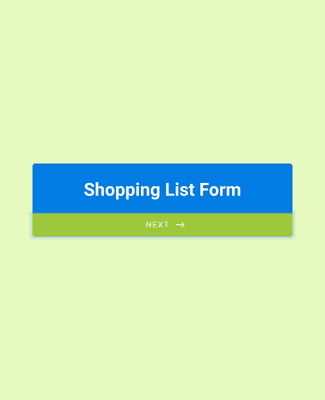 Shopping List Form