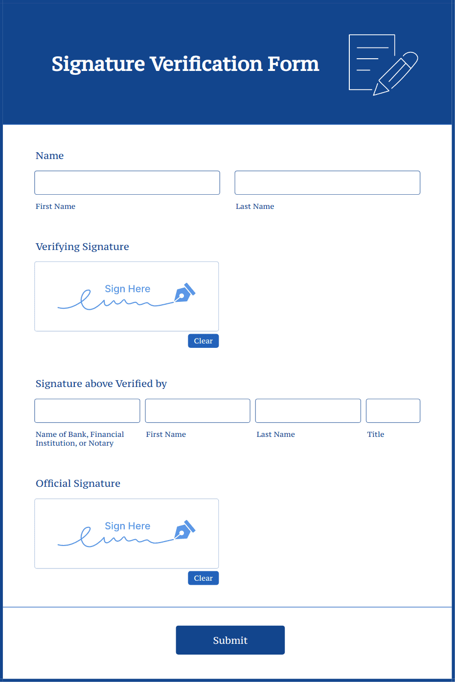 Template signature-verification-form