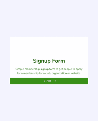 Signup Form