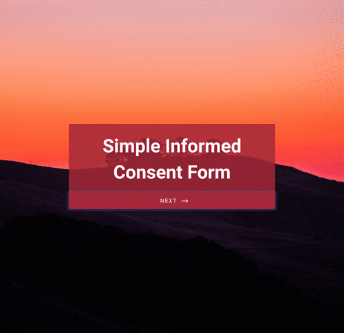 Form Templates: Simple Informed Consent Form