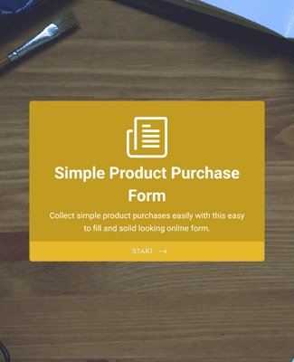 Simple Product Purchase Form