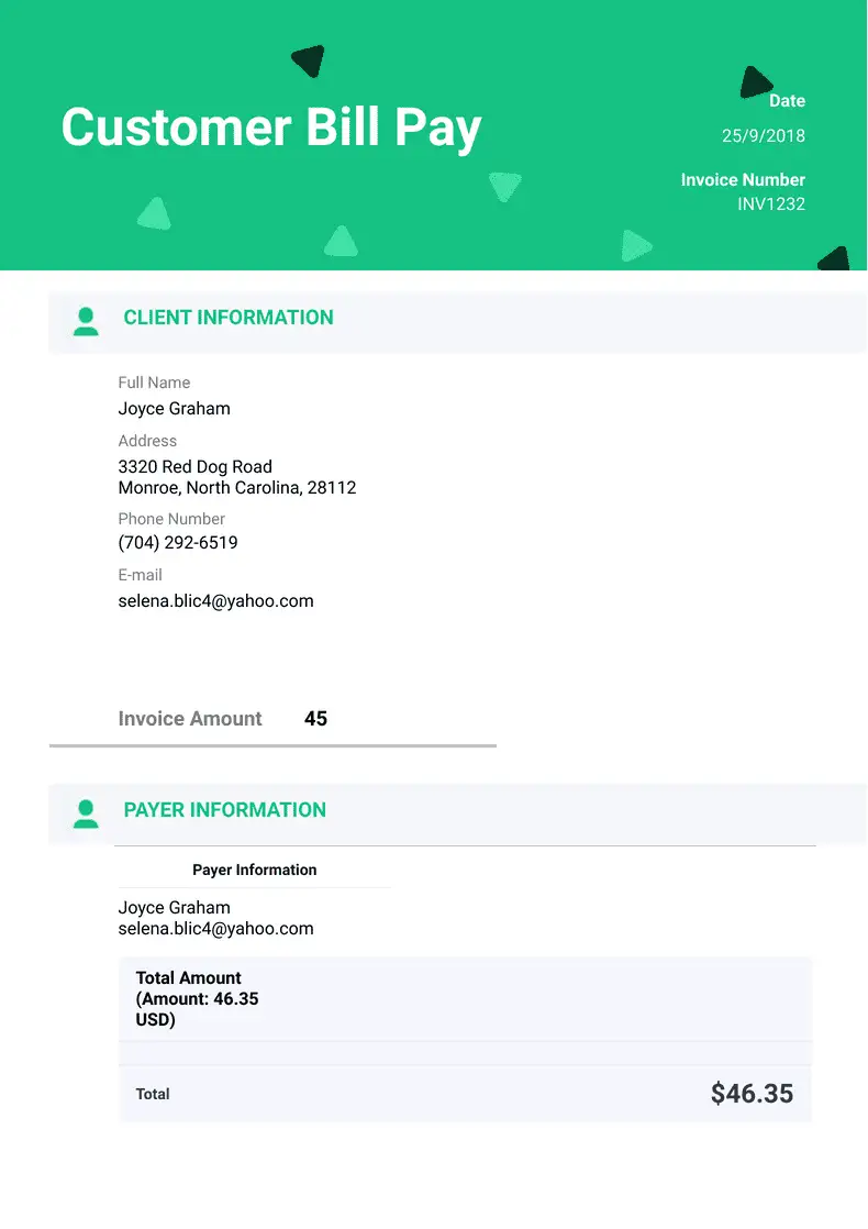 Deposit Receipt - PDF Templates | Jotform