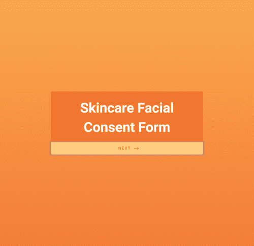 Form Templates: Skincare Facial Consent Form