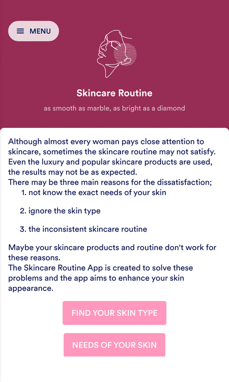 Skincare Routine App